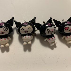 COPY - Sanrio Kuromi 4x Bobblehead Keychains